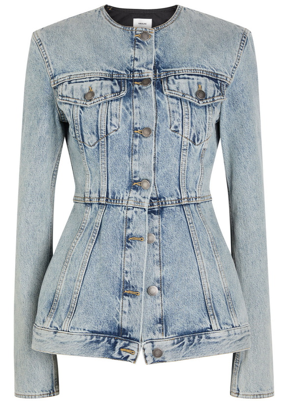 Photo: Haikure Temple Denim Jacket Blue