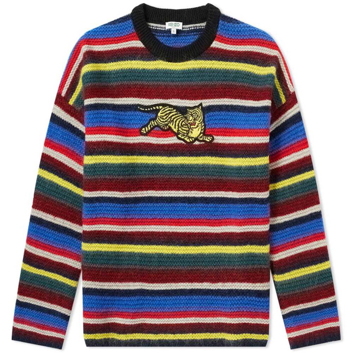 Photo: Kenzo Stripe Tiger Crew Knit