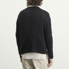 Auralee Men's Summer Cashmere Knit Jumper in Black
