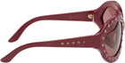 Marni Burgundy Naica Mine Sunglasses