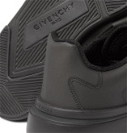 Givenchy - Wing Leather-Trimmed Rubber Sneakers - Black