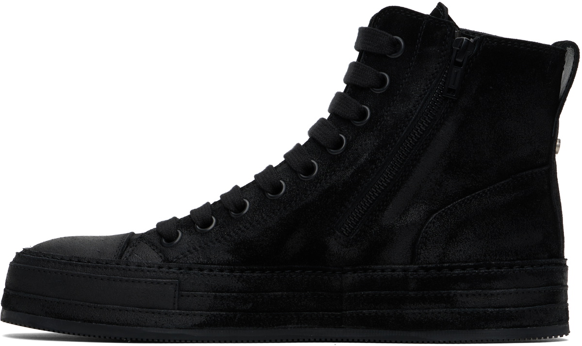 Ann Demeulemeester Black Orvo High-Top Sneakers