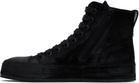 Ann Demeulemeester Black Orvo High-Top Sneakers