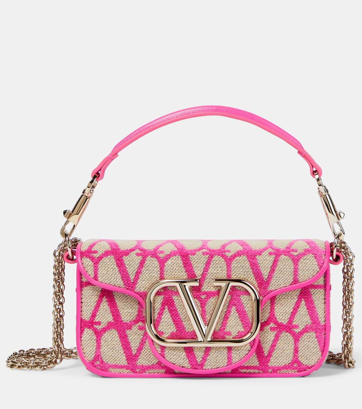 Valentino Garavani Locò Small Toile Iconographe shoulder bag