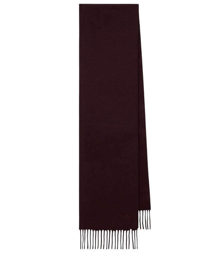 Photo: Max Mara Fringed wool scarf
