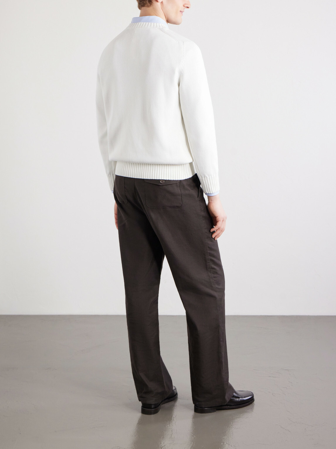 Anderson & Sheppard - Cotton Sweater - Neutrals
