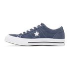 Converse Navy Suede One Star Sneakers