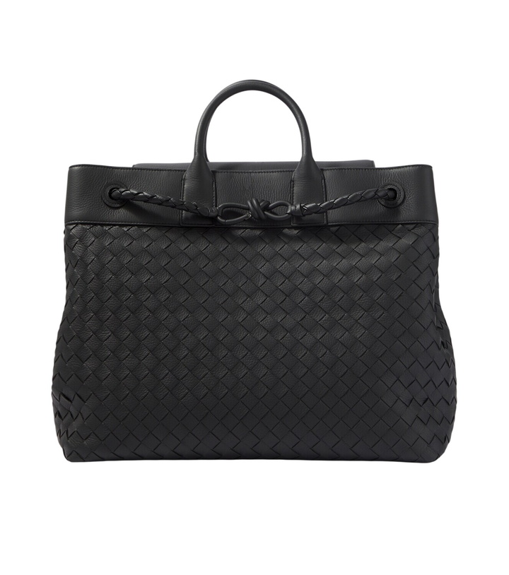 Photo: Bottega Veneta Intrecciato leather duffel bag