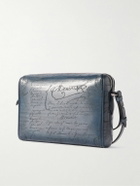 Berluti - Rosewood Neo Scritto Venezia Leather Pouch