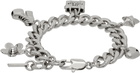 Marc Jacobs Silver 'The Mini Icon Charm' Bracelet