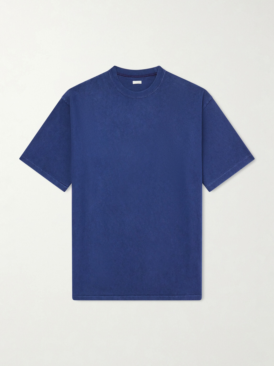 A.PRESSE - Vintage Cotton-Jersey T-Shirt - Blue
