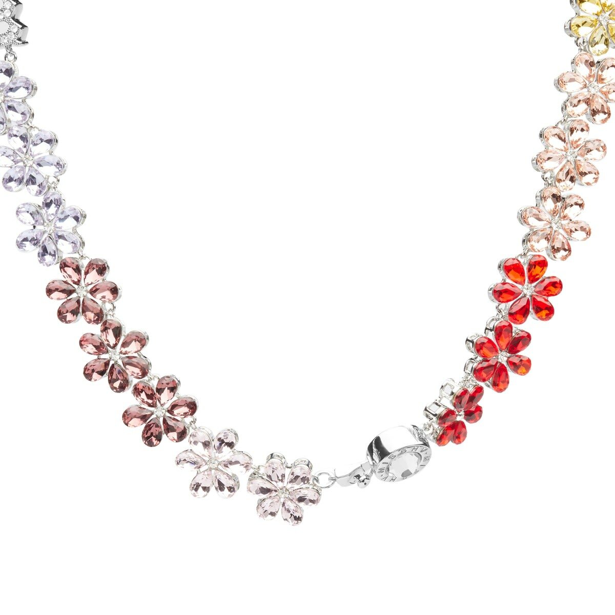 MISBHV Women's Rainbow Flower Choker in Mlc MISBHV