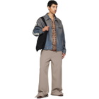 AMIRI Blue Bones Denim Blouson Jacket