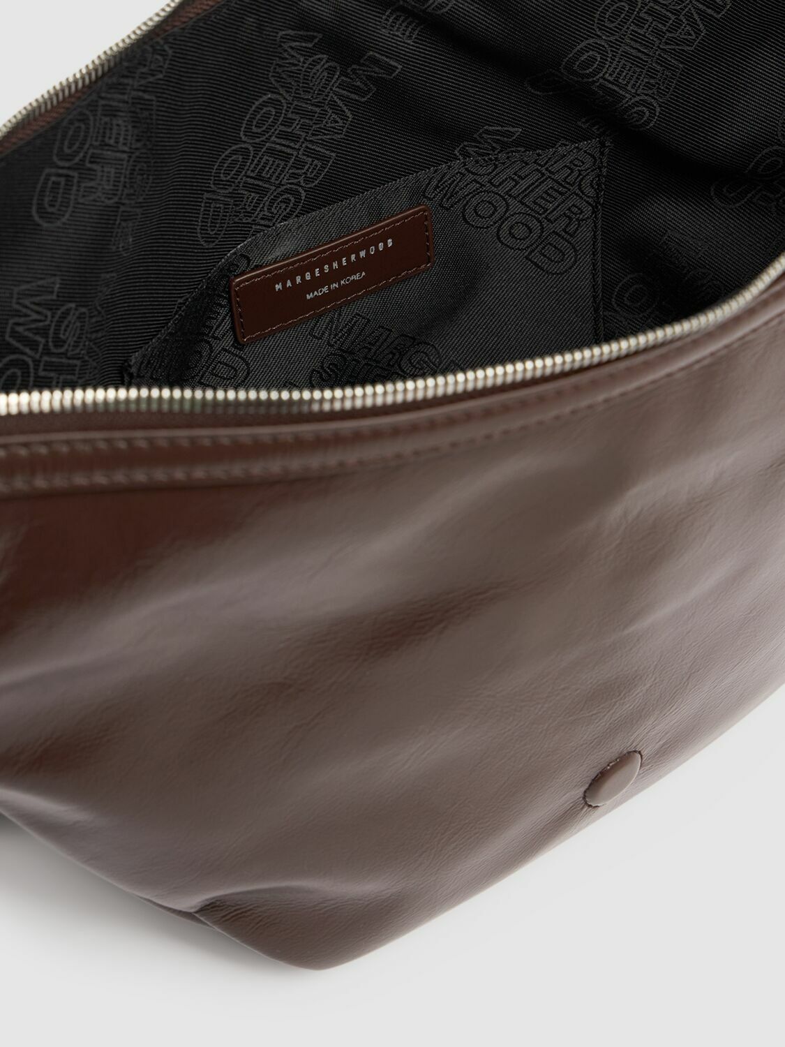 MARGE SHERWOOD Medium Belted Leather Hobo Bag