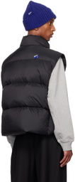 ADER error Black TRS Tag 01 Puffer Down Vest