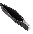 Saint Laurent - Pebble-Grain Leather Cardholder - Men - Black