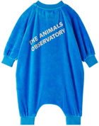 The Animals Observatory Baby Blue Lamb Jumpsuit
