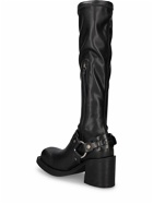 ACNE STUDIOS 80mm Balius Faux Leather Tall Boots