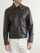 J. Mueser - Racer Leather Jacket - Brown