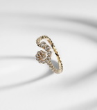 Sophie Bille Brahe Rêve Escargot 18kt gold ring with diamonds