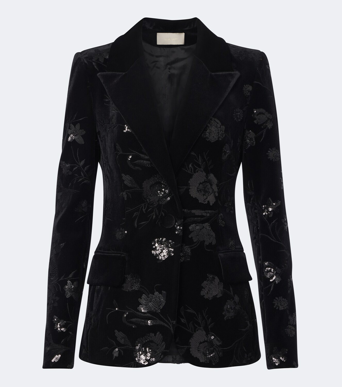 Elie Saab Sequined velvet blazer