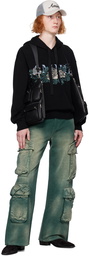 AMIRI Green Faded Cargo Pants