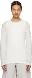 Jil Sander Off-White Tank Top & Long Sleeve T-Shirts Set
