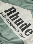 Rhude - Senna Flight Logo-Print Nylon Jacket - Green