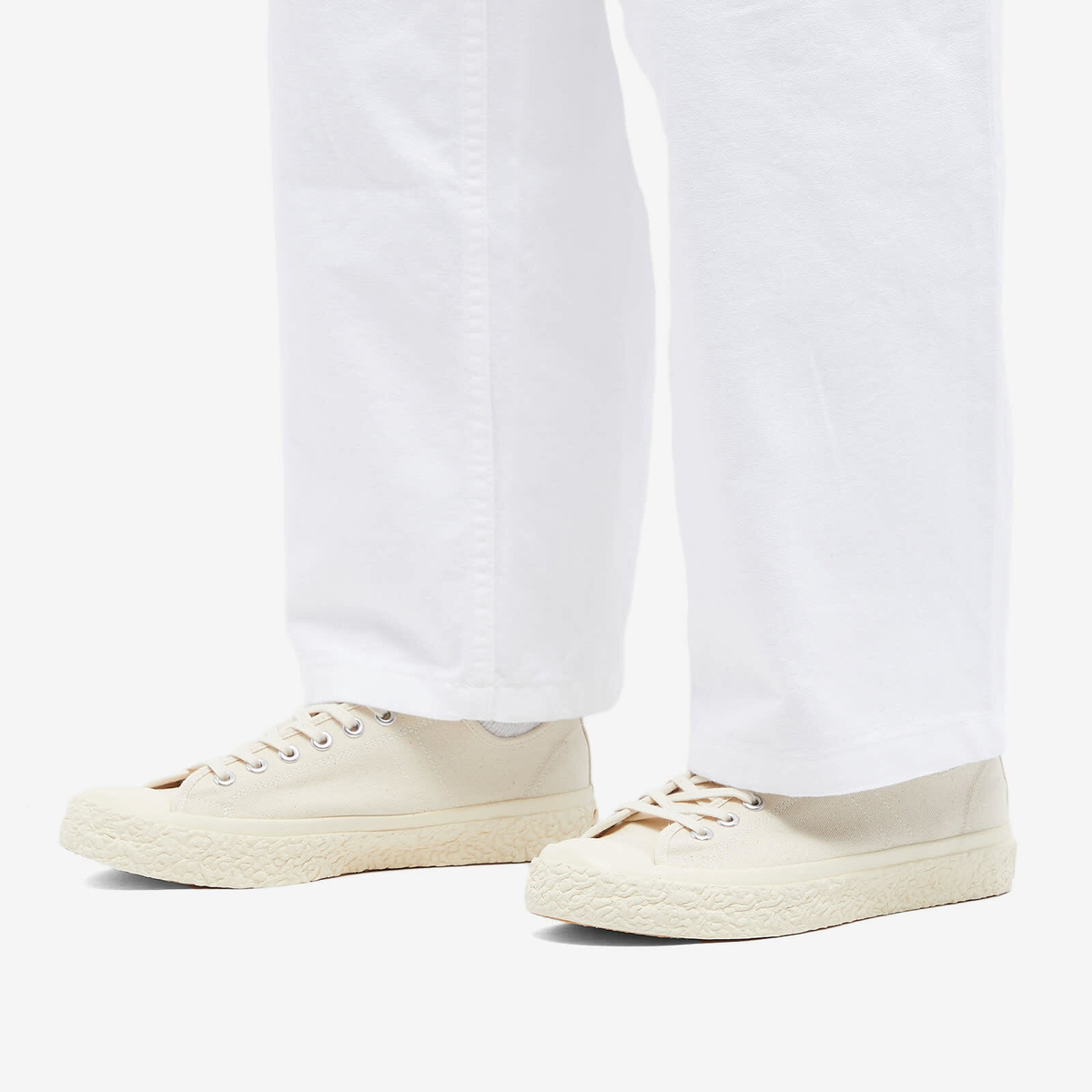 YMC Men's Low Sneakers in Off-White YMC