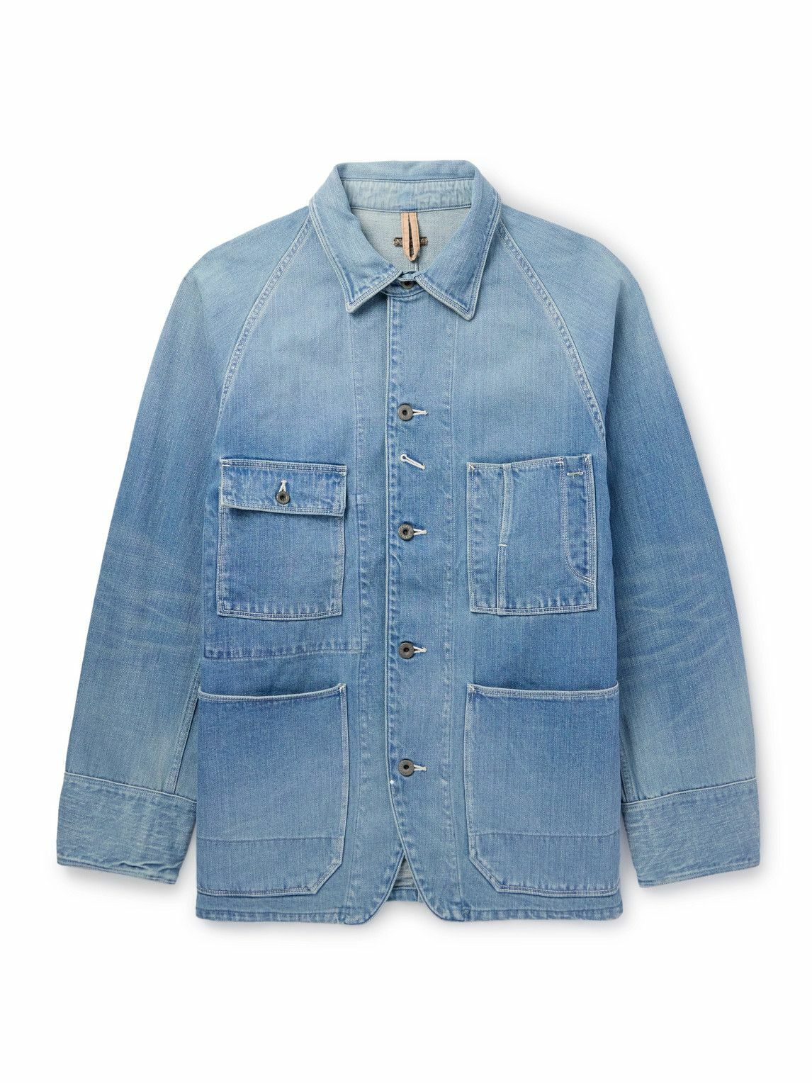KAPITAL - Cactus Panelled Denim Jacket - Blue KAPITAL