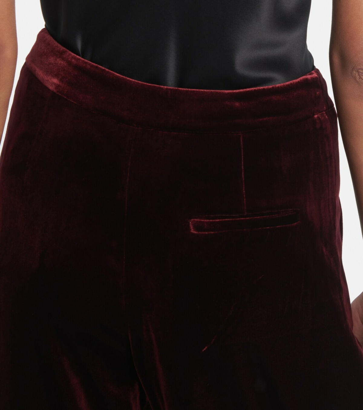 Roland Mouret Velvet wide-leg pants