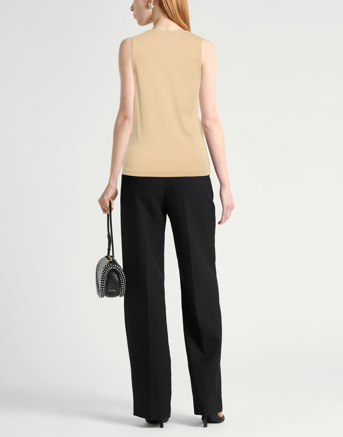 Msgm Womens Tank top in Beige