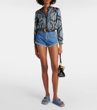 Birkenstock 1774 Arizona denim sandals
