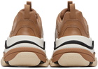 Balenciaga Brown Triple S Sneakers