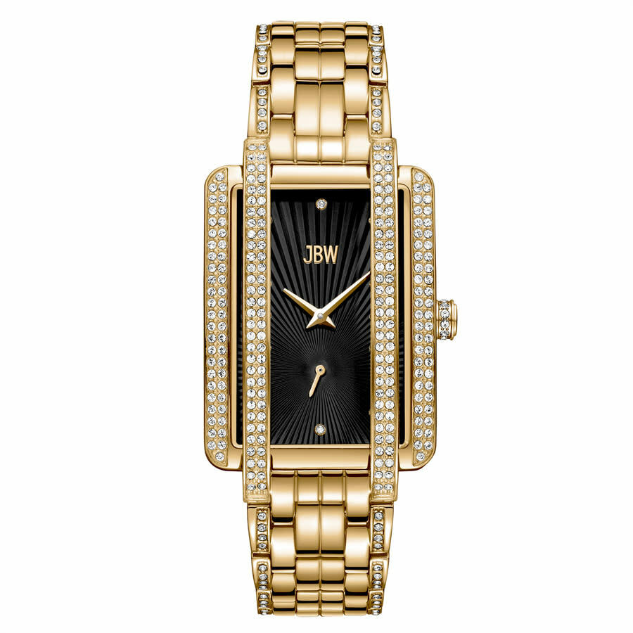 JBW Mink Collection Quartz Diamond Black Dial Ladies Watch J6358G
