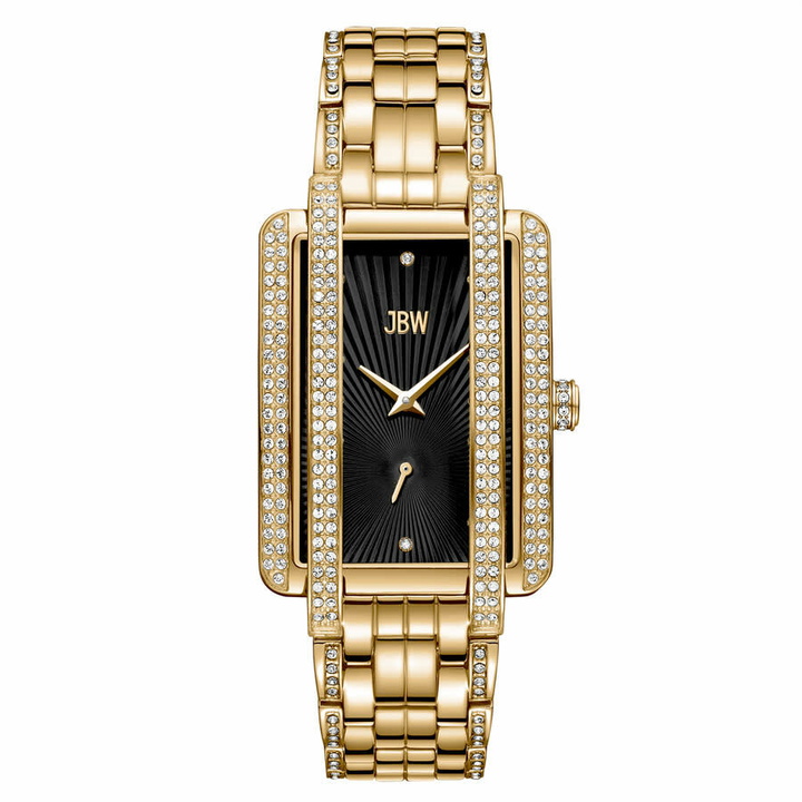 Photo: JBW Mink Collection Quartz Diamond Black Dial Ladies Watch J6358G
