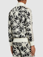 PALM ANGELS - Palm Print Tech Zip-up Sweatshirt