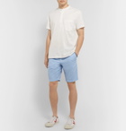 Hugo Boss - Slim-Fit Stretch-Cotton Shorts - Blue