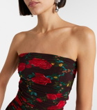 Magda Butrym Floral ruched gown