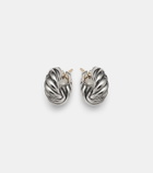 David Yurman Sculpted Cable sterling silver hoop earrings