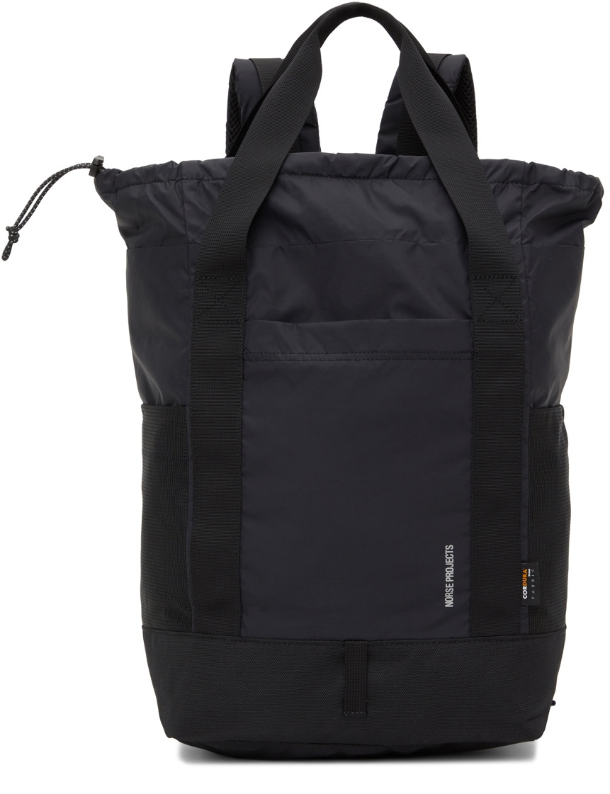 Norse Projects Black Hybrid Backpack Norse Projects