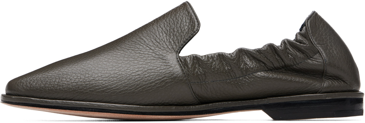 Lauren Manoogian Gray Square Loafers