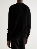 4SDesigns - Cotton-Blend Chenille Sweater - Black