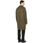 Acne Studios Khaki Wool Double-Faced Coat