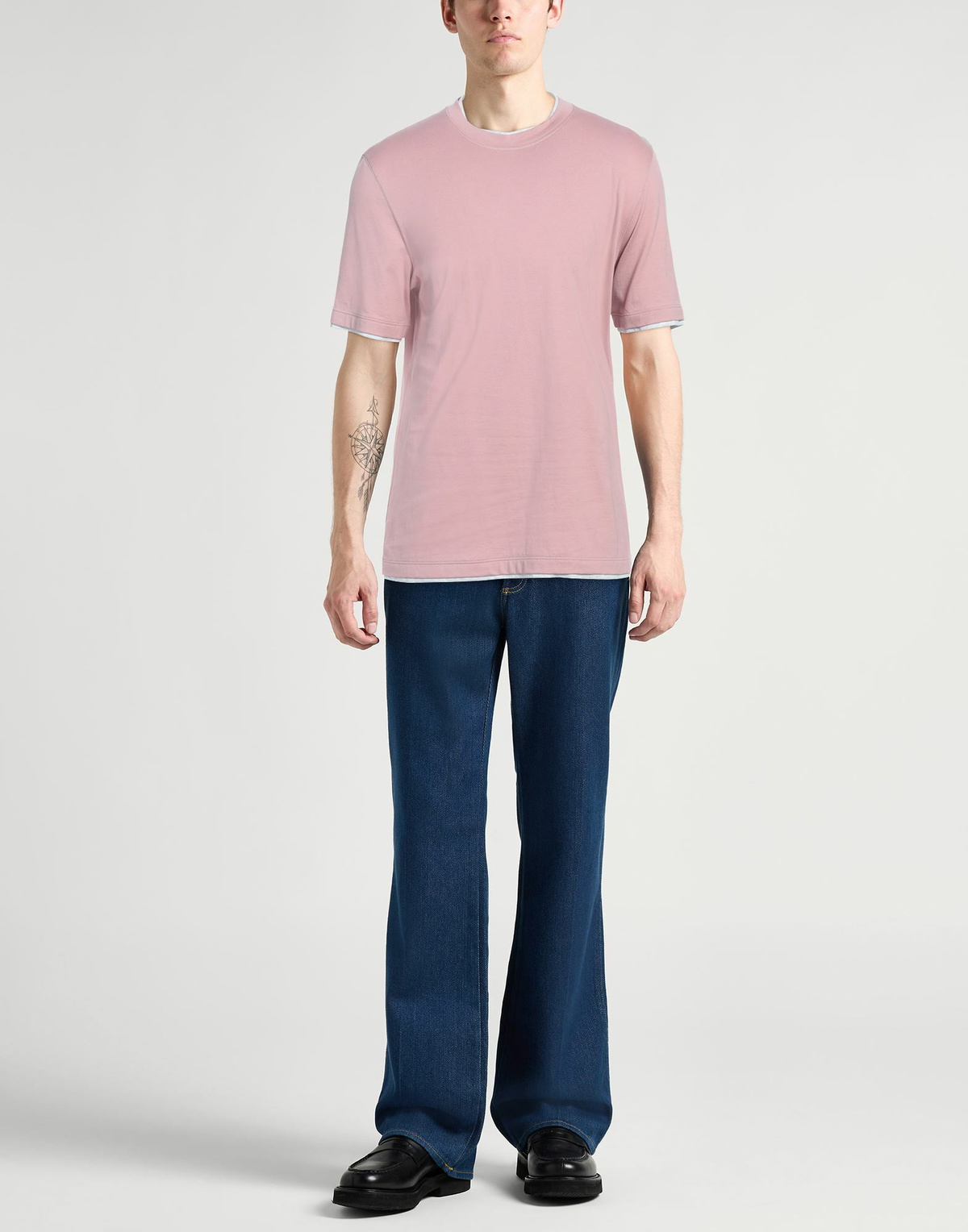 Brunello Cucinelli Mens T-shirt Antique rose
