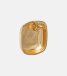 Déhanche Tetra Large gold-plated sterling silver earrings