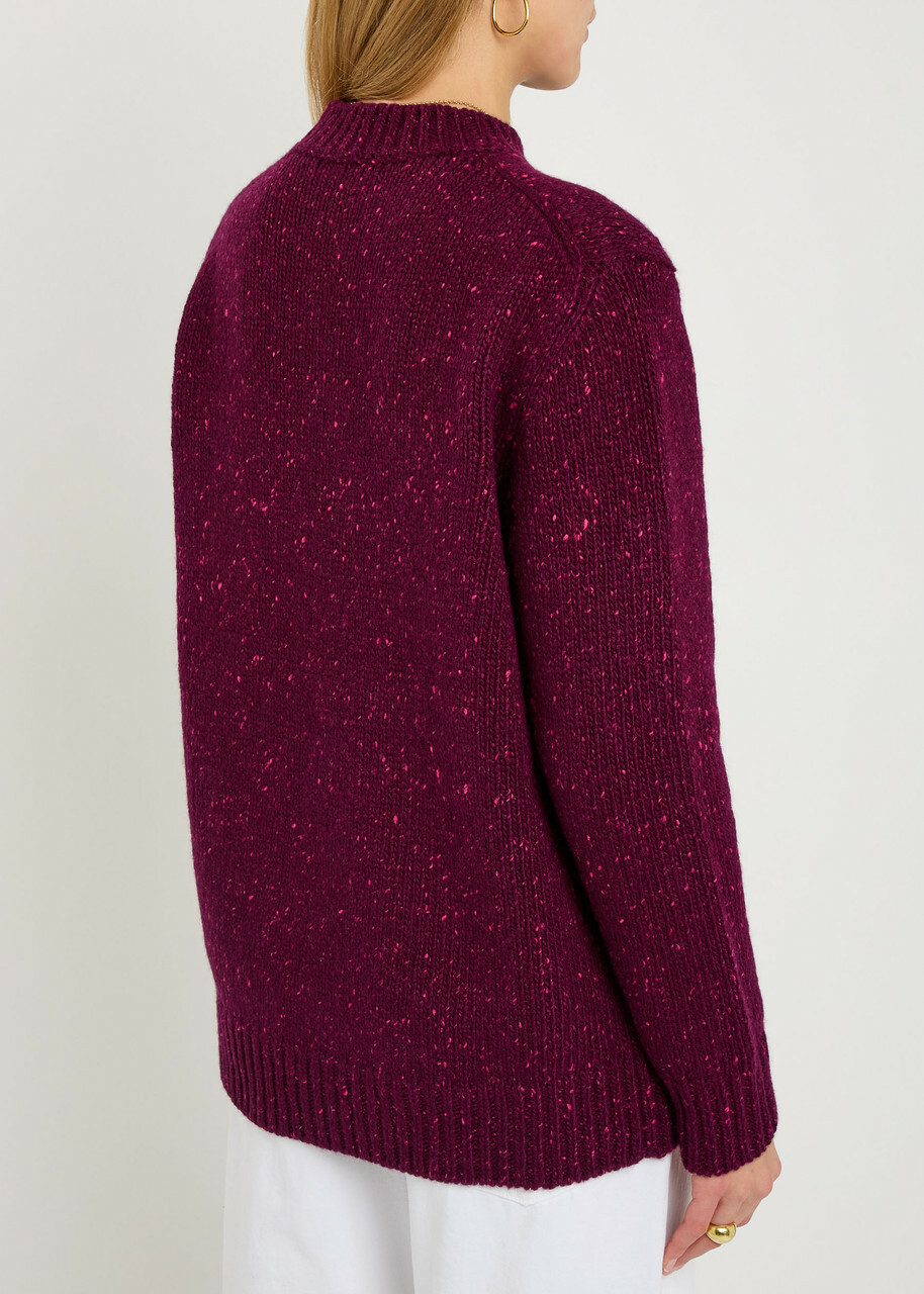 Gabriela Hearst Alfie Cashmere Jumper Bordeaux