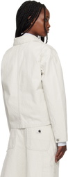Carhartt Work In Progress Off-White Mercer Stripe Denim Chore Jacket