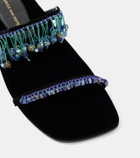 Dries Van Noten Embellished PVC slides