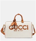Gucci Large logo canvas duffel bag